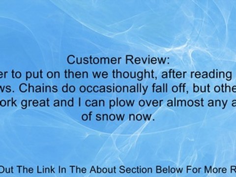 CHAIN:TIRE:20X8X8/10 490-241-0023 Review