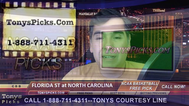 North Carolina Tar Heels vs. Florida St Seminoles Free Pick Prediction NCAA College Basketball Odds Preview 1-24-2015