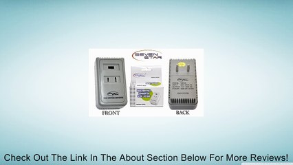 SEVENSTAR SS 225 1875Watts Travel Voltage Converter Review