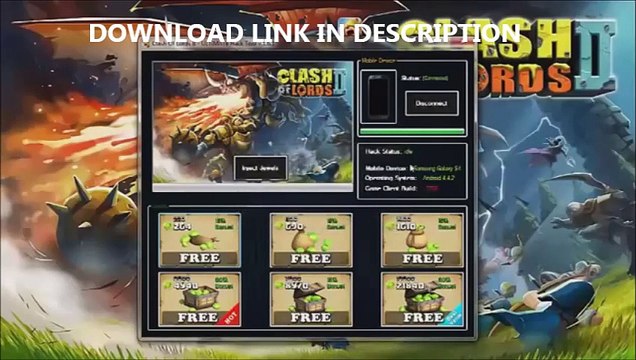 Clash of Lords 2 cheat tool download 2015 no surveys no password