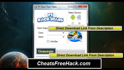 F1 Race Stars Hack Coins Gems Hack Tool Free Download 2015