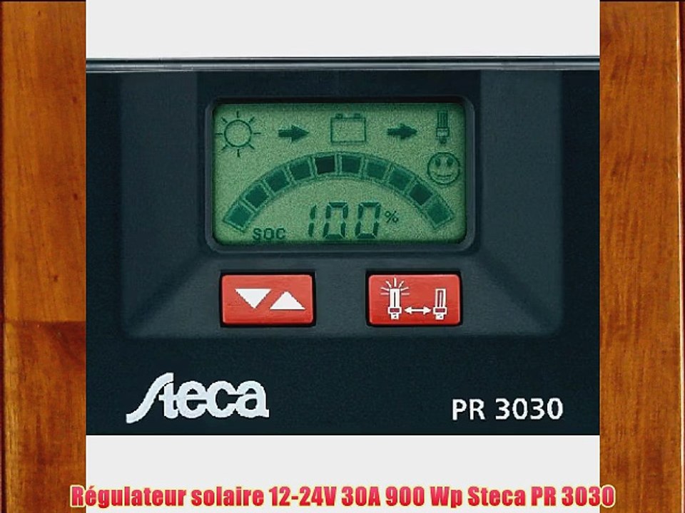 R?gulateur solaire 12-24V 30A 900 Wp Steca PR 3030