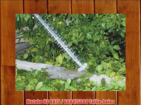 Metabo HS 8875 / 608875000 Taille-haies