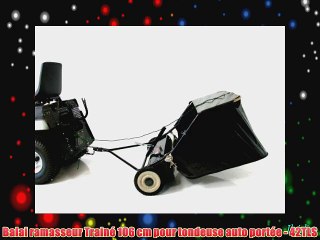 Balai ramasseur?Train? 106 cm pour tondeuse auto port?e - 42TLS