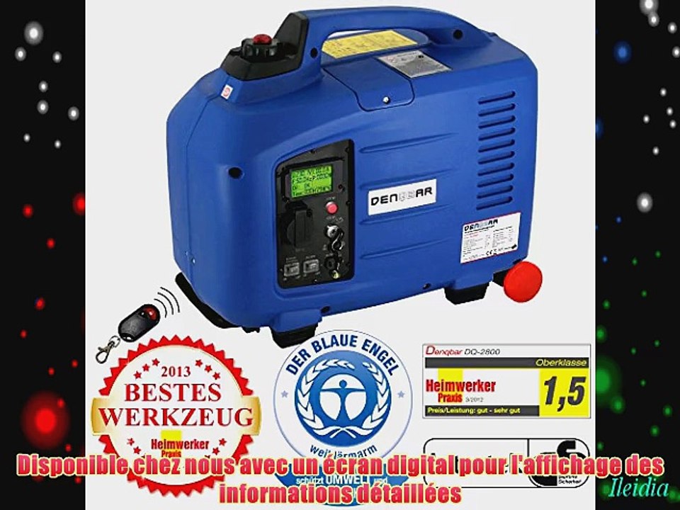 Denqbar inverter groupe ?lectrog?ne digital silencieuse 28 kW avec E-START et REMOTE