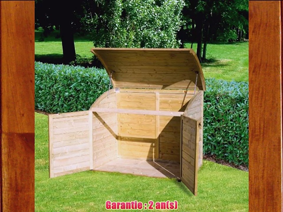 Coffre de rangement pour le jardin en bois TOPAZE 900 L