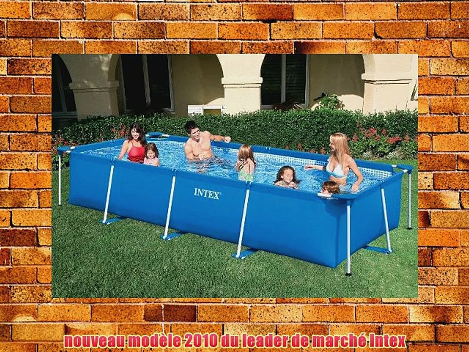 Intex intex -58982-piscine rectangulaire ''family''450x220x84 cm