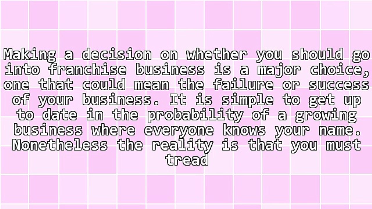 10 Issues To Ponder When Engaging In Franchise Business