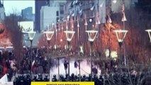 Protestë e dhunshme në Prishtinë 