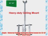 Cmple - Universal Ceiling Heavy-duty Swivel mount for 23-42 TV's - Silver Color