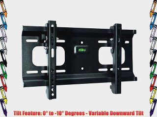 Black Adjustable Tilt/Tilting Wall Mount Bracket for Insignia NS-32E321A13 32 inch LED HDTV