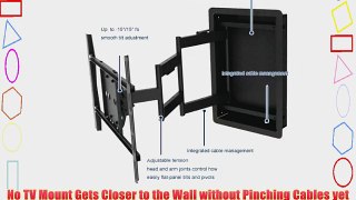 In Wall TV Mount Recessed Articulating In Wall TV Mount for 42 to 70 Inch TVs LCD LED or Plasma