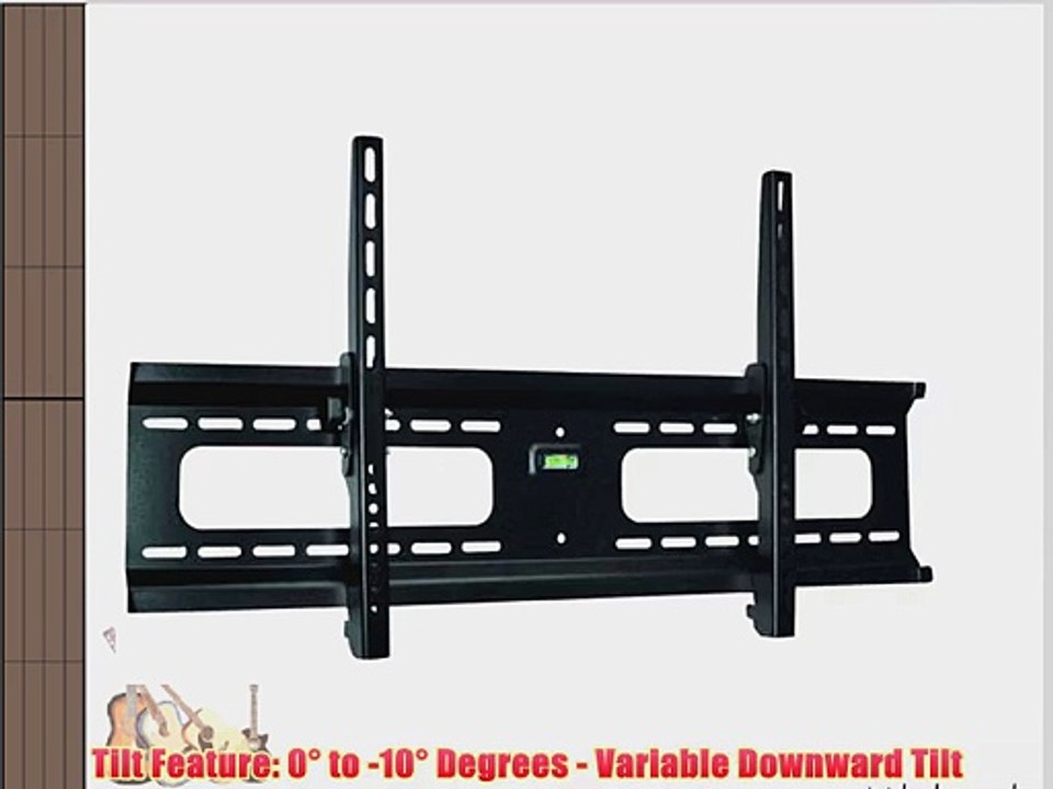 Ultra-Slim Black Adjustable Tilt/Tilting Wall Mount Bracket for LG 55LS4500 55 inch LED HDTV