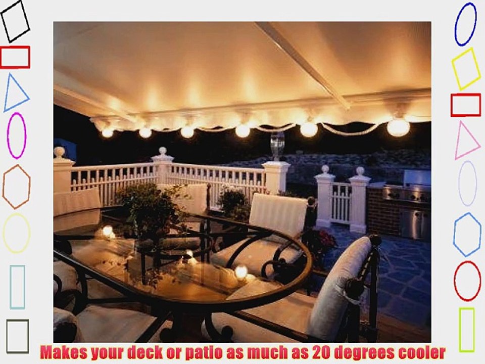 10FT SunSetter Smoke Blue 900XT Retractable Awning