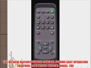 Hitachi HL01891 REMOTE CONTROL UNIT