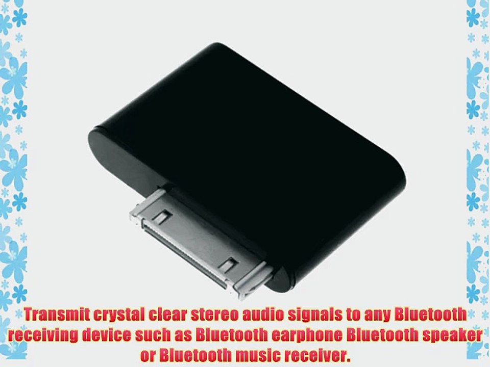 Andoer Bluetooth Adapter Dongle Transmitter for iPod Mini iPod Classic iPod Nano Touch Video