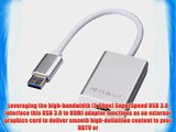 Tendak USB 3.0/2.0 to HDMI Graphics Card Converter Cable Adapter for Multiple Displays Up to