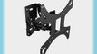 Mount-It! Articulating Wall Mount for Medium Flat Panel up to 37 TV Adjustable Swivel Swiveling