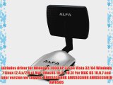 Alfa AWUS036H High power 1000mW 1W 802.11b/g High Gain USB Wireless Long-Rang WiFi network