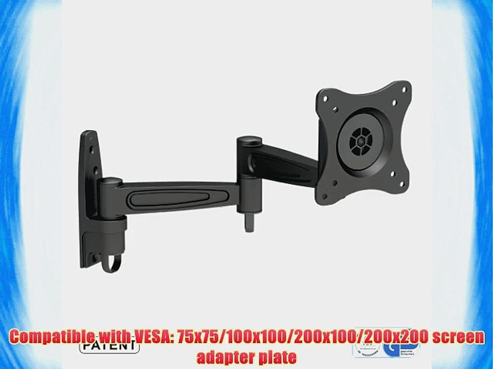 Mount-It! LCD LED TV Wall Mount Full Motion with Swivel Articulating Arm for 23-37 up to 42