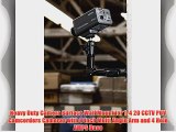 Heavy Duty Camera Surface Wall Mount for 1/4 20 CCTV POV Camcorders Cameras with 8 inch Multi