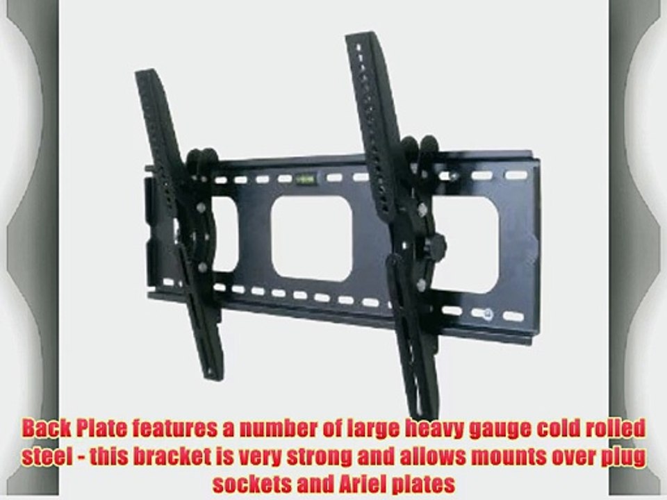 VonHaus by Designer Habitat PREMIUM TV Wall Mount for 33 - 60 inch LCD LED or Plasma Flat Screen