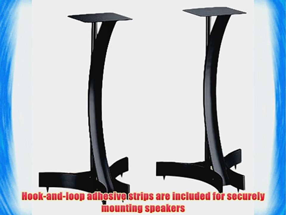 Bell'O SP224 24-Inch Speaker Stands Black