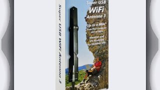 C. Crane US3 Super USB WiFi Antenna 3 High Power Long Range 802.11 B G N Wireless with 30-Foot