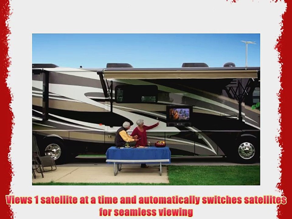 Winegard RT4035T RoadTrip Mission Black In-Motion Satellite TV Antenna