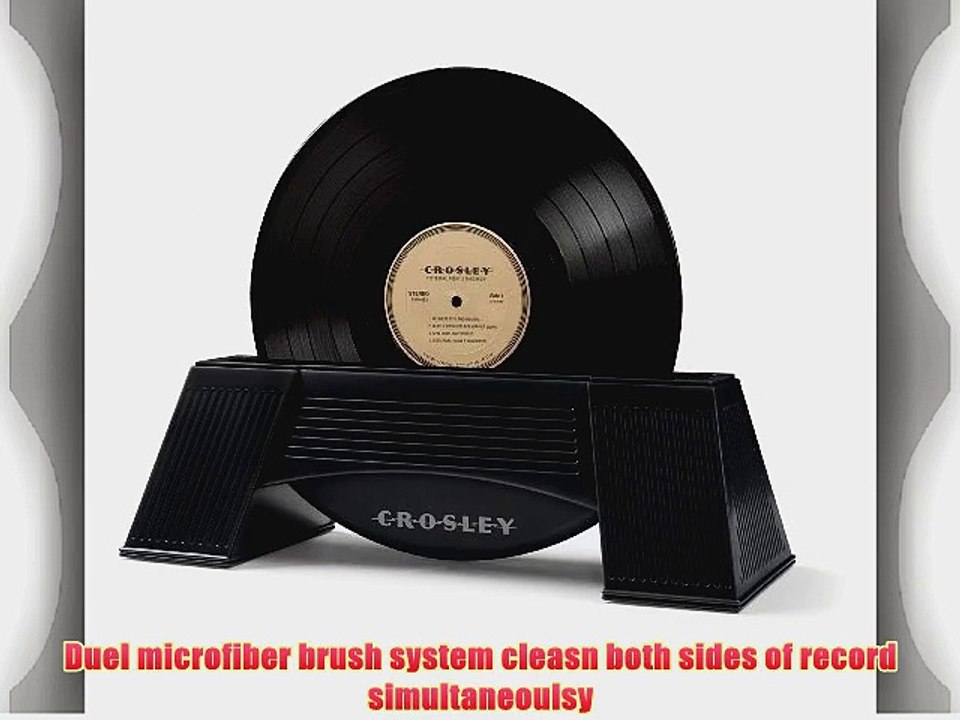 Crosley AC1001A-BK Vinyl Record Cleaner Black