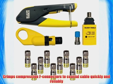 Klein Tools VDV002-818 Coax Installation and Testing Kit