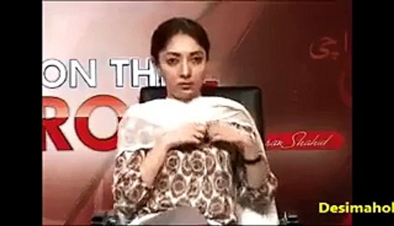 sharmila farooqi Getting ready after Talk Show HQ