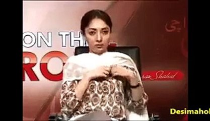 sharmila farooqi Getting ready after Talk Show HQ