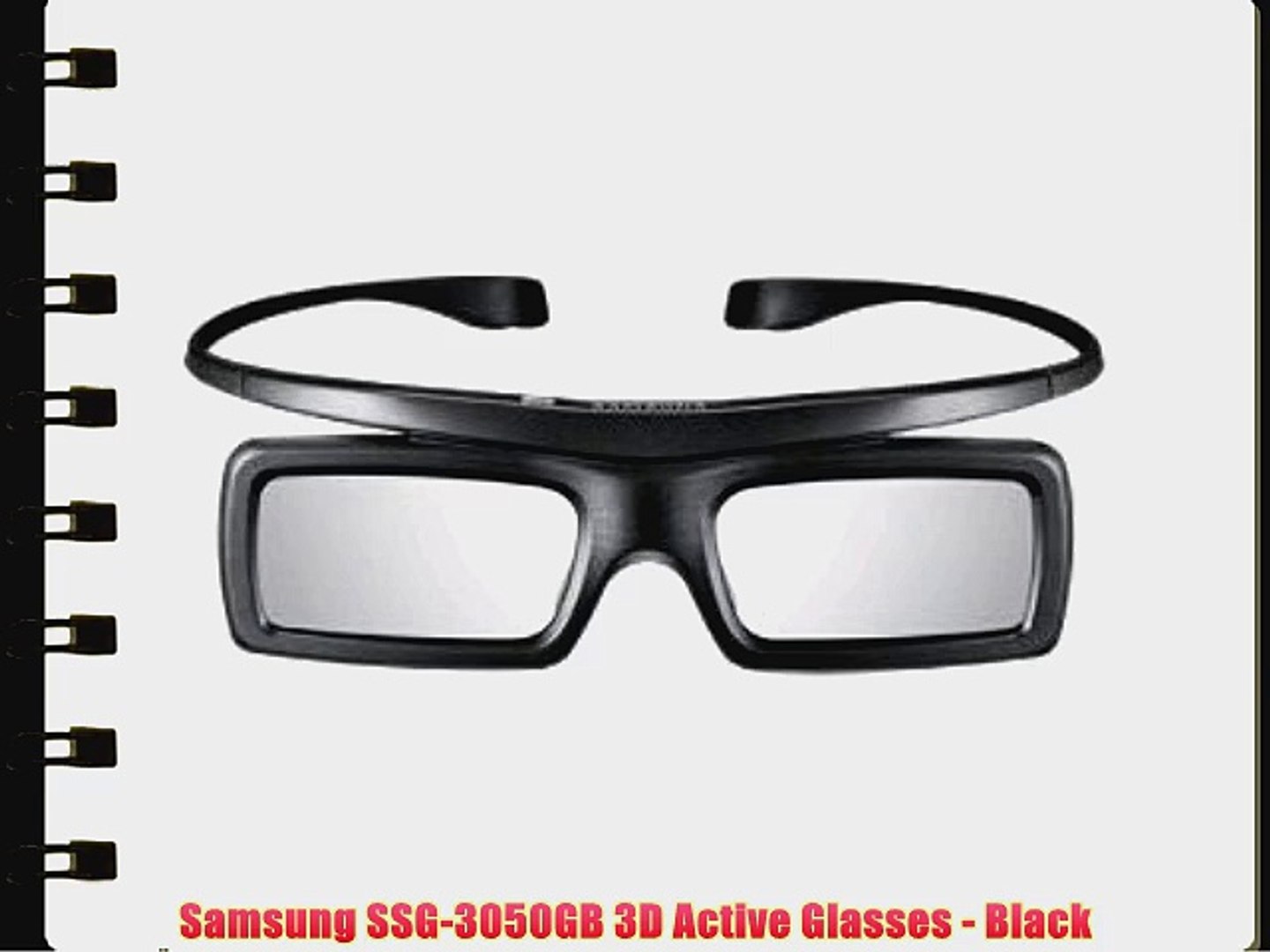Samsung SSG-3050GB 3D Active Glasses - Black - video Dailymotion