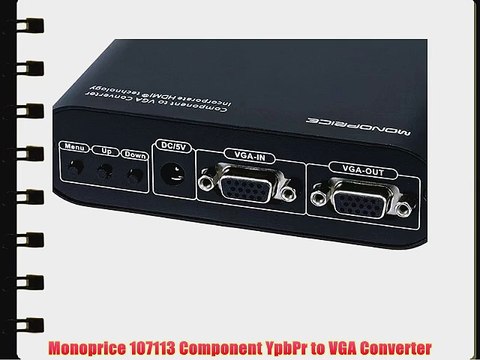 Monoprice 107113 Component YpbPr to VGA Converter