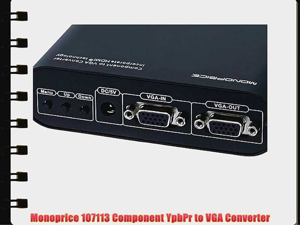 Monoprice 107113 Component YpbPr to VGA Converter