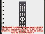 New Mitsubishi 3D 1080P DLP TV Remote Control 290P187040 290P187B40 Supplied with models: WD-73640