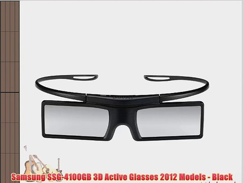 Samsung SSG-4100GB 3D Active Glasses 2012 Models - Black