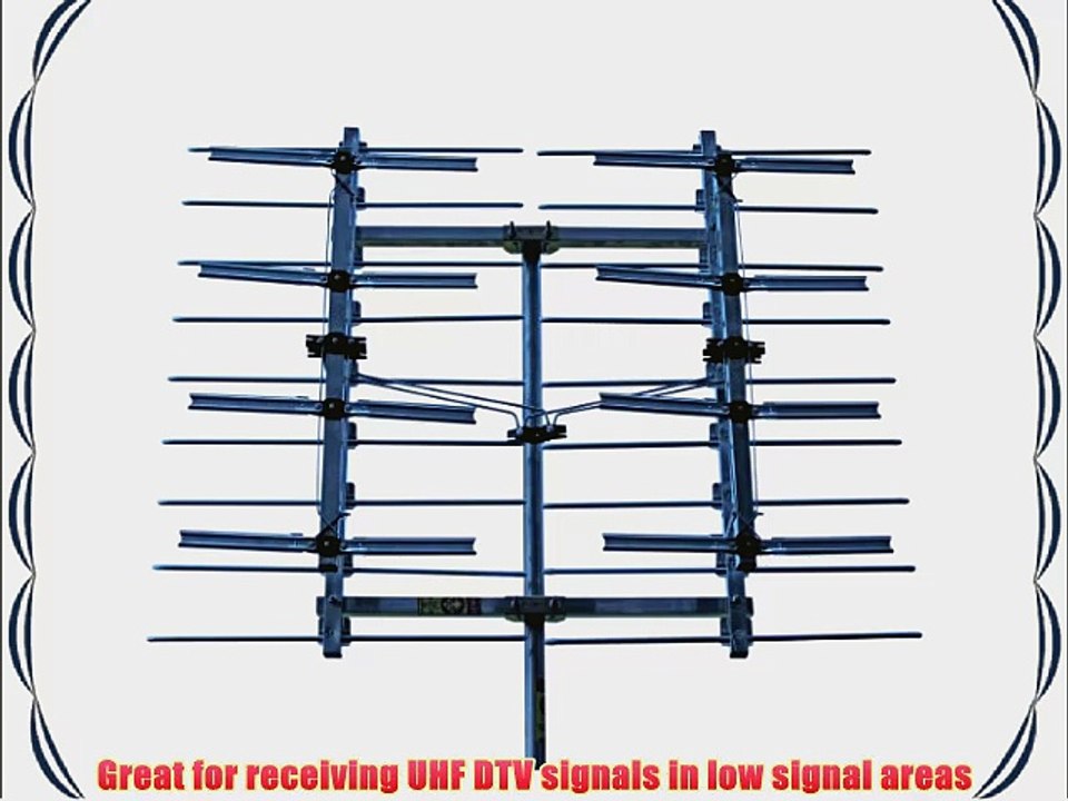 Winegard WGDHD8800 UHF High-Gain 8-Bay Bow-Tie HDTV Antenna