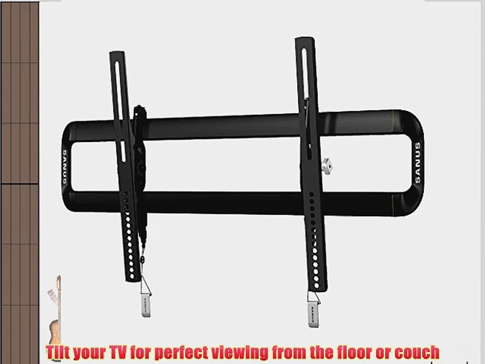 Sanus System VLT5-B1 Premium Series Tilt Mount for 51 - 80 flat-panel TV