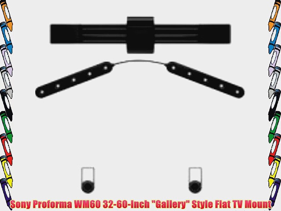 Sony Proforma WM60 32-60-Inch Gallery Style Flat TV Mount