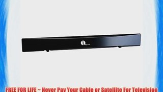 HDTV Antenna 1byone? Indoor Digital Strip Antenna HDTV Antenna for UHF/VHF/FM Digitally Amplified