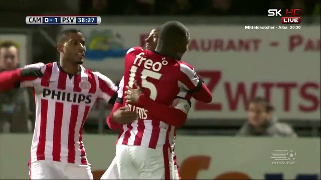 Georginio Wijnaldum 0:1 | Cambuur - PSV Eindhoven 24.01.2015 HD