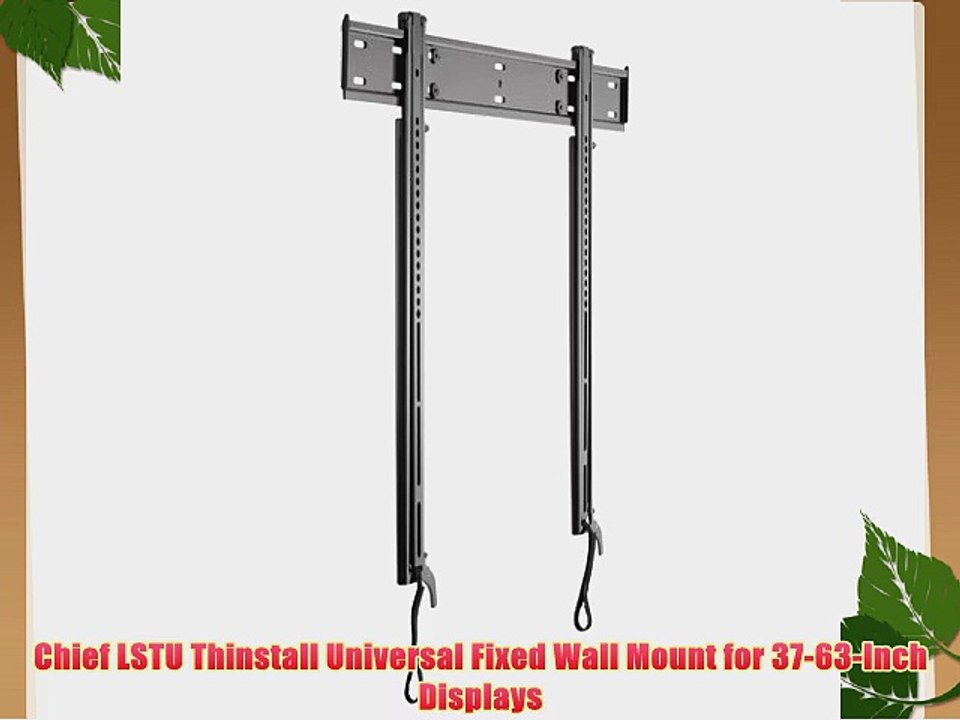 Chief LSTU Thinstall Universal Fixed Wall Mount for 37-63-Inch Displays