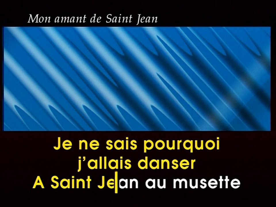 KARAOKE PATRICK BRUEL - Mon amant de saint Jean