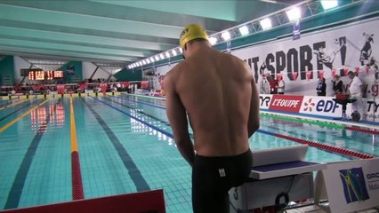 Download Video: Natation - Nancy : Hustache l'emporte