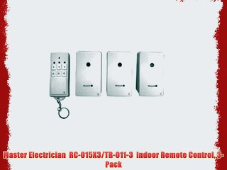 Master Electrician  RC-015X3/TR-011-3  Indoor Remote Control 3-Pack