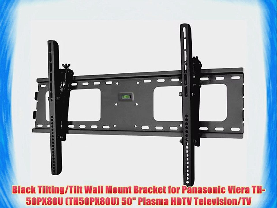 Black Tilting/Tilt Wall Mount Bracket for Panasonic Viera TH-50PX80U (TH50PX80U) 50 Plasma