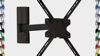 Space Saver 3-Way Motion Flat Screen TV Wall Mount Bracket for 17-Inch to 42-Inch Screens
