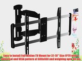 Stanley TV Wall Mount - Full Motion Articulating Mount for Large Flat Panel Television (TLX-105FM)